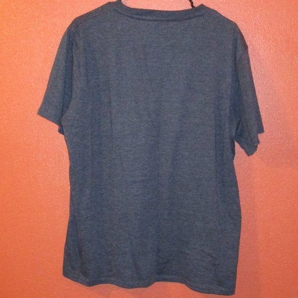 Lacoste Woman Large Red White Blue Front Pocket Casual Short Sleeve Shirt - Picture 3 of 5